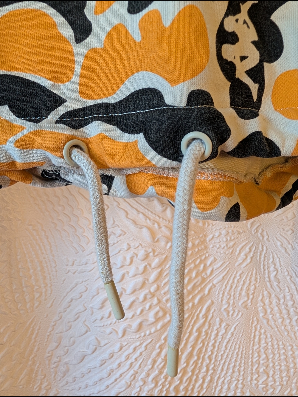 Kappa Women's Orange Camo Hoodie - S - Picture 6 of 10